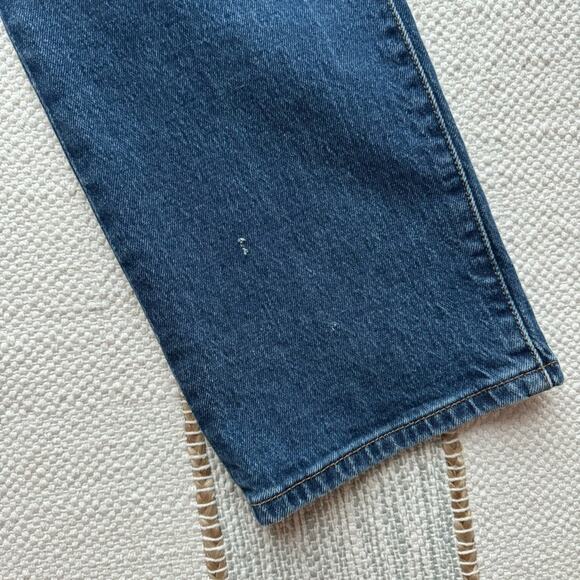 Levi’s 501 Charleston Outlasted Blue 36200-0157 Straight Leg High Rise Crop Jean - Picture 8 of 13